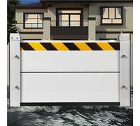 Barrera Móvil de Protección contra Inundaciones en Puertas Portátil Barrera de Aleación de Aluminio de Defensa contra Inundaciones en Puertas,Plata,100 * 60cm