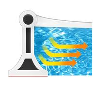 Barrera para Agua 2M Barrera de Ducha Silicona Barrera Agua Ducha Autoadhesiva Borde Plato Ducha Plegable para Mampara de Ducha o Borde de la Bañera del lavabo (Estilo A - Blanco)