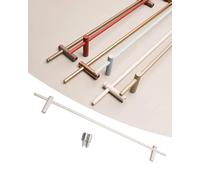 Barrera para estantes, Tope de Estante Personalizable para estanterías, Barrera de Tubo Blanco de 71 cm con Tornillos, barandilla Decorativa para armarios de 51 a 178 cm. ¡Proteja Sus estant