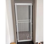 Barrera para Gatos Desmontable, Barrera de Seguridad extraalta para Mascotas para Cocina, Dormitorio y escaleras, Barreras para bebés con Cierre para el hogar(105x195cm/41x77in)