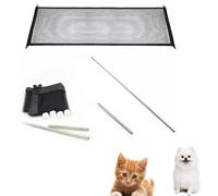 Barrera para Perros, Armastuse Puerta Seguridad Perros, PortáTiles Puerta MáGica para Mascotas, Barrera De Seguridad Escaleras para NiñOs, Barrera Bebe Escaleras (110 X 72 Cm)