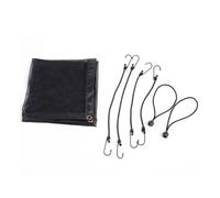 Barrera para Perros Coche, Red Separadora Extensible Negra | Diseño Transparente, Tejido Oxford de Fibra, Transporte Práctico, para Asiento Trasero y Vehículos, Mantiene Mascotas