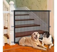 Barrera para Perros Puerta de Seguridad para Niños Interior Cocina Escaleras Valla Aislamiento Puerta Magica Valla Bebe