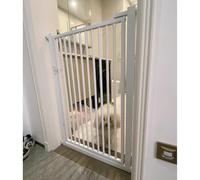 Barrera para Puertas con Huecos Estrechos, Vallas de Seguridad para bebés para el hogar y la Oficina, para Crear Zonas sin Mascotas(58x45in(147x114cm))