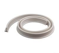 Barrera plegable contra salpicaduras de agua para suelo de ducha, tira curvada de umbral de ducha con sello de goma TPE flexible, presa de agua para separación de áreas húmedas del baño, sin rastro