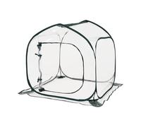 Barrera plegable para animales con cremallera para invernadero instantáneo | Tienda de campaña protectora instantánea de plantas para parches de fresas, patio, huertos, jardín, patio, arbustos, verduras