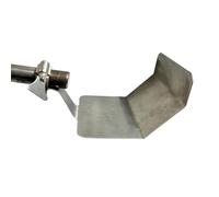 Barrera portátil para soldar, construcción de acero inoxidable con cierre de abrazadera seguro, accesorios al aire libre, protector de soldadura de acero inoxidable