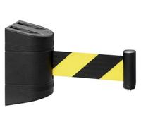 Barrera retráctil de montaje en pared de 10 m, retractor de cinturón de seguridad de plástico ABS para tiendas minoristas, aeropuertos, bancos