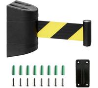 Barrera Retráctil de Pared para Colas de 2, 3, 5 Y 10 M, para Control de Multitudes, con Cordón de Seguridad para Aeropuertos./5M