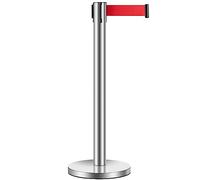 Barrera retráctil para cuerda de cola, soporte de control de multitudes de 5 m, cinturón resistente para museos, eventos, cines, solución de cola segura para líneas nized