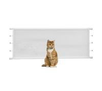 Barrera retráctil para perros, interior de malla: Gracias a la instalación sin herramientas, la barrera de puerta retráctil se puede instalar rápida y fácilmente en tres pasos. Ofrece un por