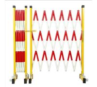 Barrera retráctil para señales de tráfico, 1,2 m x 1,5 m, bloquea zonas peligrosas para eventos y seguridad en el sitio de construcción