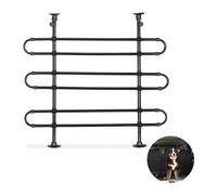 Barrera seguridad perro valla de protección para perros extensible negro
