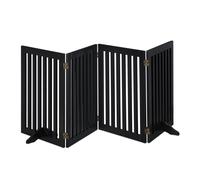 Barrera seguridad perros valla plegable cerca para mascotas 92 cm MDF 3 paneles