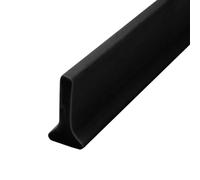 Barrera suelo para estancias húmedas Tira barrera de retención de agua for baño, tapón de agua for lavabo, tira de retención de agua, barra de separación de ropa seca y húmeda, 50/100/200/300cm(Black