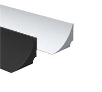 Barrera suelo Tira de tapón de agua de silicona de 3 metros, encimera de cocina flexible, retención de retención de baño, ducha, presa, barrera de inundación, separación en seco y húmedo(WHITE,80CM)