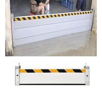 Barrera vertical desmontable reutilizable de 2/3/4/5/6/7/8/9/10/11/12/13 pies, sistema protección resistente for puertas garaje, 3,5(H 0.6ft(20cm),3ft(90cm))