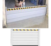 Barrera vertical desmontable reutilizable de 2/3/4/5/6/7/8/9/10/11/12/13 pies, sistema protección resistente for puertas garaje, 3,5(H 3.9ft(120cm),11ft(3.36m))