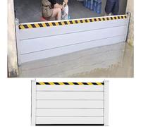 Barrera vertical desmontable reutilizable de 2/3/4/5/6/7/8/9/10/11/12/13 pies, sistema protección resistente for puertas garaje, 3,5(H 3.3ft(100cm),14ft(4.26m))