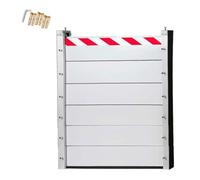 Barreras Anti Inundaciones Para Puertas L 888cm H 120cm Barrera De Protección Contra Inundaciones Reutilizable Sistema De Defensa Contra Inundaciones Para Calles/Garajes/Casas/Patios