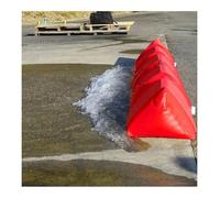 Barreras contra inundaciones, barrera de agua plegable de emergencia para puertas de garaje del hogar, 30 cm de altura, ideal para preparación de huracanes y protección contra inundaciones