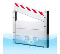 Barreras Contra Inundaciones De Aluminio De Alta Resistencia 131-140 Cm Presas Temporales De Aluminio Placa De Retención De Agua Para Garaje, Sótano, Puerta Principal(Inside,139 * 60cm)