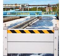 Barreras contra Inundaciones Multiusos AleacióN Aluminio Barrera contra Inundaciones Barrera De ProteccióN contra Inundaciones Reutilizable Muro De ContencióN De Agua,Plata,225 * 40cm