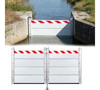 Barreras Contra Inundaciones Para Puertas L 280cm H 200cm, Barrera Anti Inundaciones Puerta Garaje, Barrera De ProteccióN Contra Inundaciones Reutilizable, Muro Anti-InundacióN