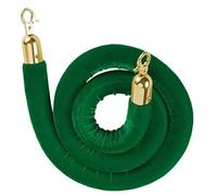 Barreras De Cuerda, Barrera Cola For Entrada VIP, Puntal Colgante For Hospital/banco/barrera Control Multitudes(Green,0.9M/36Inch/3Ft)