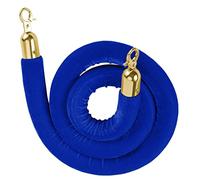 barreras de cuerda, Cuerda de barrera de cola for entrada VIP, cuerda de puntal colgante for hospital/banco/barrera de cuerda de control de multitudes,(Blue,1M/39Inch/3.3Ft)