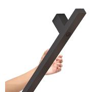 Barreras de hierro de escaleras, Kit de montaje en pared con barandilla de tubo cuadrado negro for escaleras, interior y exterior, 1-20 pies(3.3ft/100cm)