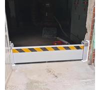 Barreras de protección contra inundaciones de aluminio for puerta, escudo de panel de inundación desmontable reutilizable, sistema de prevención de agua alta(L 280cm(9.2ft),H20cm)