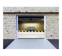 Barreras de protección contra inundaciones de aluminio for puerta, escudo de panel de inundación desmontable reutilizable, sistema de prevención de agua alta(L 140cm(4.6ft),H40cm)