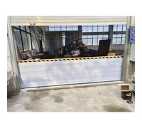 Barreras de protección contra inundaciones de aluminio for puerta, escudo de panel de inundación desmontable reutilizable, sistema de prevención de agua alta(L 400cm(13.1ft),H 100cm)