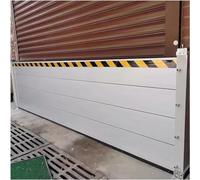Barreras de protección contra inundaciones de aluminio for puerta, escudo de panel de inundación desmontable reutilizable, sistema de prevención de agua alta(L 330cm(10.8ft),H80cm)