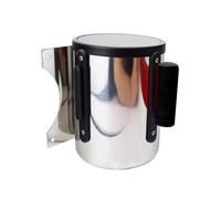 Barreras extendidas, Barrera de cinturón retráctil de acero inoxidable for montaje en pared, color rojo y blanco, varios tamaños(A,5M(16.4FT))
