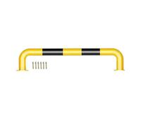 Barreras para parking Barrera De Estacionamiento De Tráfico De Acero Resistente, Bolardo De Seguridad Para Garaje Y Entrada, Barandilla En Forma De U Para Almacén Y Uso Comercial(8pcs,47.3x11.8in)