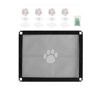 Barreras para Perros, Barrera de Seguridad para Perros, Extensible Barrera para Escalera, Portátil Plegable Puerta Mágica para Perros, Barrera de Barrera para Mascotas, Perros y Gatos