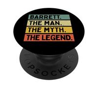 Barrett The Man The Myth The Legend - Cita Personalizada Divertida PopSockets PopGrip Adhesivo