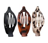 Barrettes garras planas para mujer | Juego de 3 pinzas pato pelo | agarre antideslizante estilo francés para cola de caballo rizado deporte enfermera playa salida