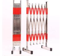 Barricada de metal extensible ajustable, barreras de tráfico retráctiles portátiles para seguridad de eventos, control de multitudes, seguridad pública y soluciones de gestión, ideales para reuniones