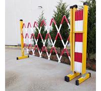 Barricada de tráfico extensible retráctil, valla de barrera móvil para seguridad vial al aire libre, control de multitudes, gestión de eventos, soluciones de seguridad portátiles