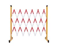 Barricada Industrial Extensible con Ruedas, Puerta de Barricada portátil, Valla de tráfico retráctil, Barrera de Seguridad móvil Plegable, para construcción de entradas d