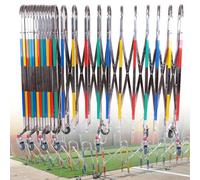 Barricada metálica retráctil - Valla de Seguridad Extensible para construcción, Control de tráfico y gestión de multitudes, Resistente, portátil, fácil de Instalar.