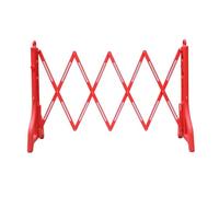 Barricada móvil Extensible, Barrera de Seguridad portátil Extensible rellena de Agua, Valla de tráfico retráctil de plástico para Exteriores, barreras Flexibles para el c