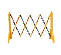 Barricada móvil Extensible, Barrera de Seguridad portátil Extensible rellena de Agua, Valla de tráfico retráctil de plástico para Exteriores, barreras Flexibles para el c