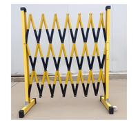 Barricada plegable portátil expandible con ruedas, barandilla de seguridad de tráfico de 47 x 118 pulgadas para control de multitudes, valla ideal para escuelas, metro y eventos (rojo)