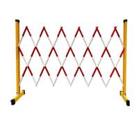 Barricada Plegable Valla Barrera Móvil y Extensible for Obras Eléctricas con Dos Ruedas en la Base(1.2m x 2m/3.9ft x 6.5ft)