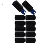 Barrido de cola de material ABS con depurador para Polaris 3900 Sport 380 360 280 180 limpiador de piscina pieza de extremo de manguera de repuesto para un mejor rendimiento de limpieza (2 piezas)