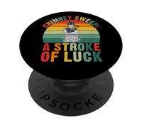 Barrido de la Chimenea un Golpe de Suerte Chimney Sweep PopSockets PopGrip Adhesivo